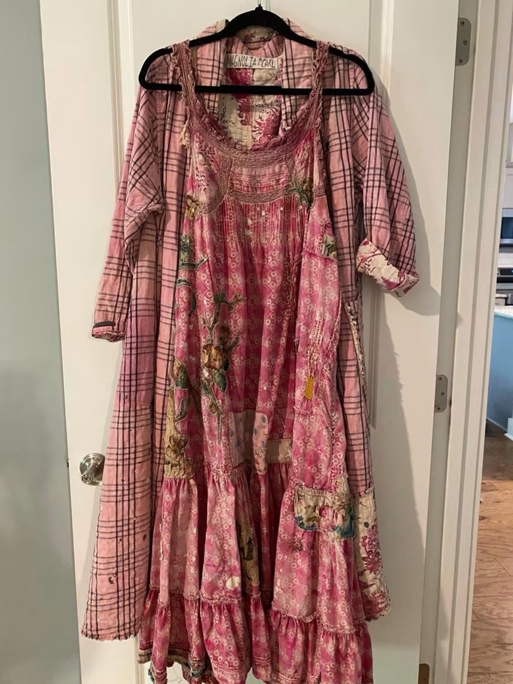 NWT Magnolia Pearl Tiered Clementine Slipdress #1224 Indah - Picture 2 of 4